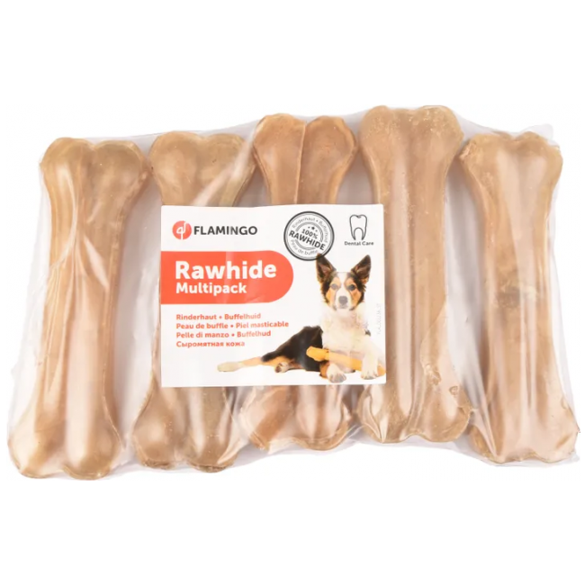 Osso Da Masticare in Pelle Bovina (5pz/180g)