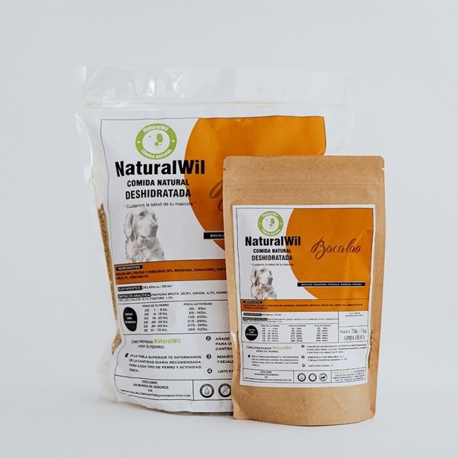 Cibo per cani di merluzzo (2,5kg=10kg)