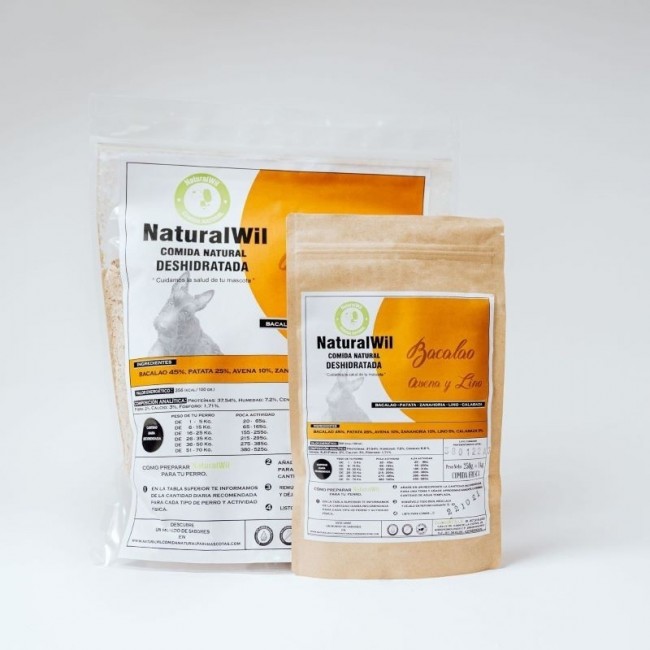Cibo per cani di merluzzo senza cereali (2,5kg=10kg)