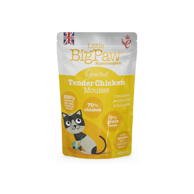Little Big Paw Pollo Mousse per Gatti - 85g