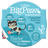Little Big Paw Salmon Mousse per Gatti - 85g 