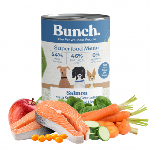 Wet Menu Salmon with Spinach and Zucchini (400g)