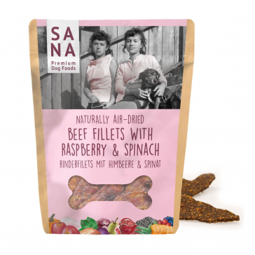 Sana Filetti di Manzo con Lamponi e Spinaci ( 100g / 500g )